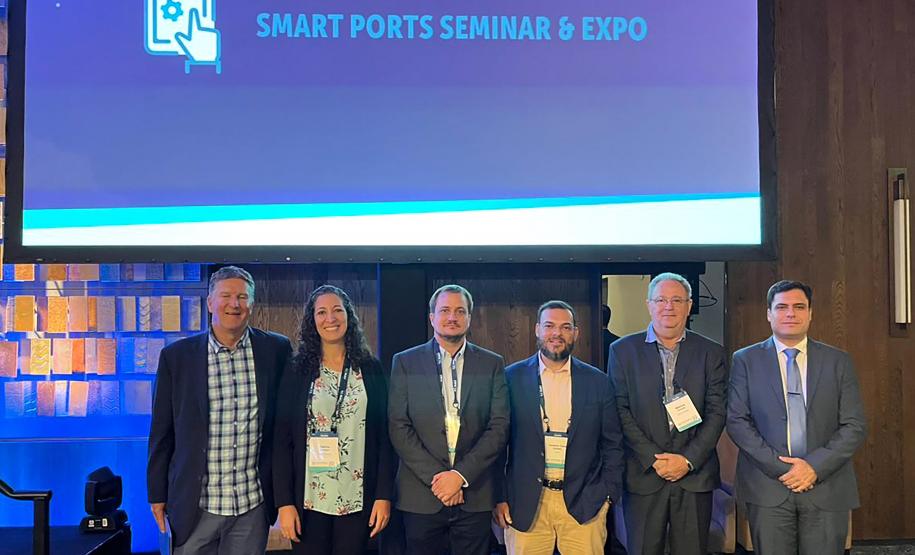 Portos do Paraná apresenta projetos de inovação em evento do setor nos Estados Unidos