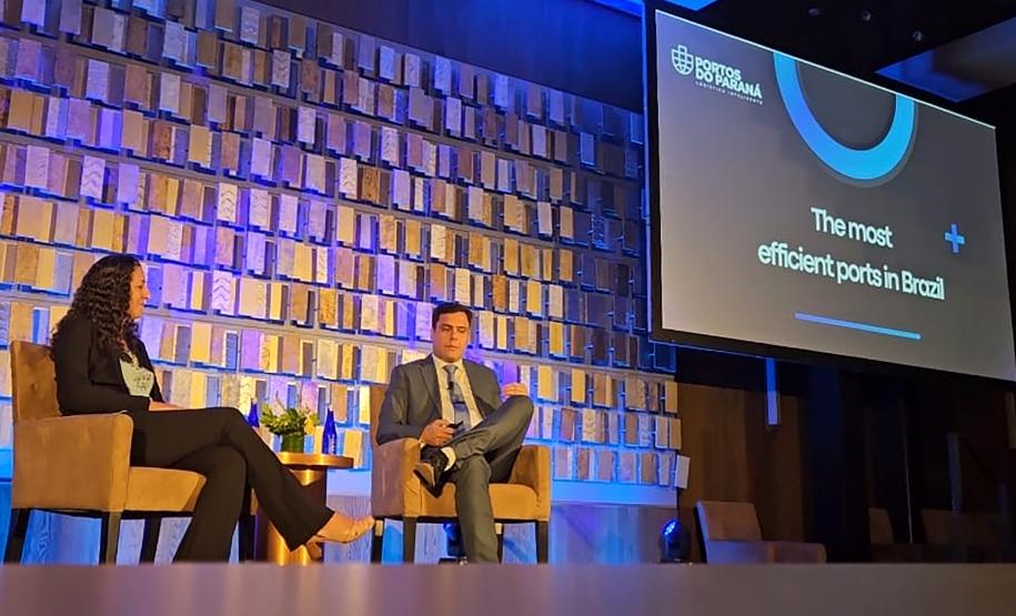 Portos do Paraná apresenta projetos de inovação em evento do setor nos Estados Unidos
