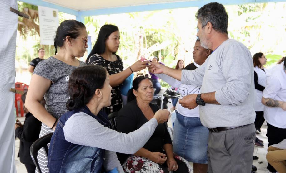 Porto em Ação presta mais de 200 atendimentos na comunidade do Amparo