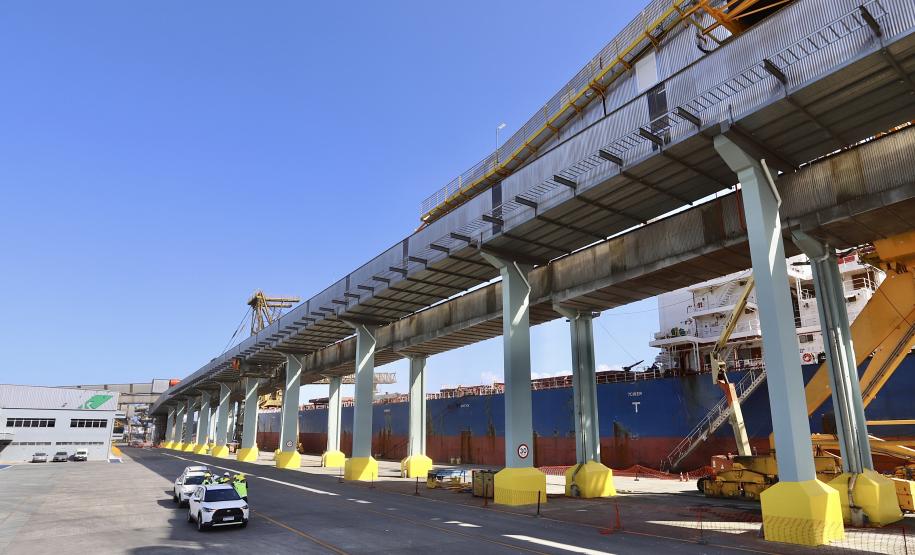 Obras no cais do Porto de Paranaguá aumentam segurança e eficiência das operações