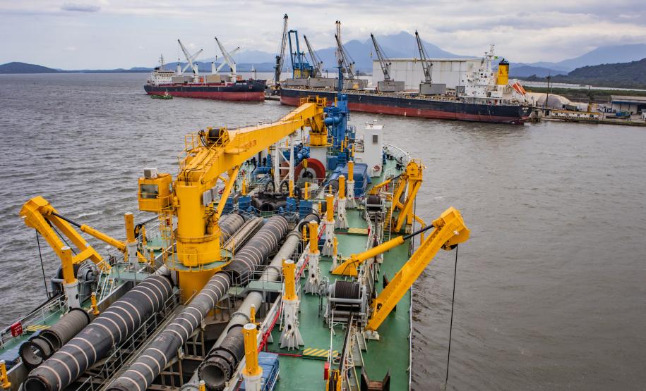 Porto de Antonina tem ganho operacional após conclusão das obras de dragagem