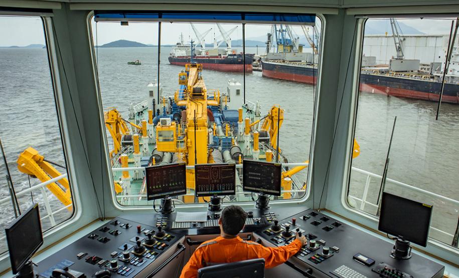 Porto de Antonina tem ganho operacional após conclusão das obras de dragagem