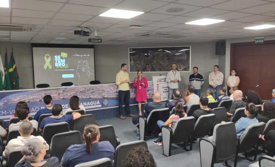 Café com Saúde inicia na Portos do Paraná com Setembro Amarelo como tema