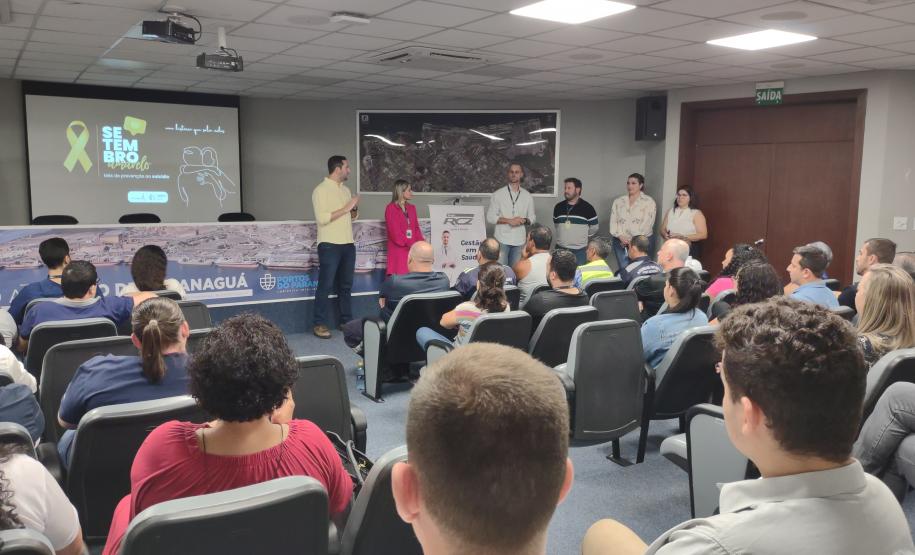Café com Saúde inicia na Portos do Paraná com Setembro Amarelo como tema