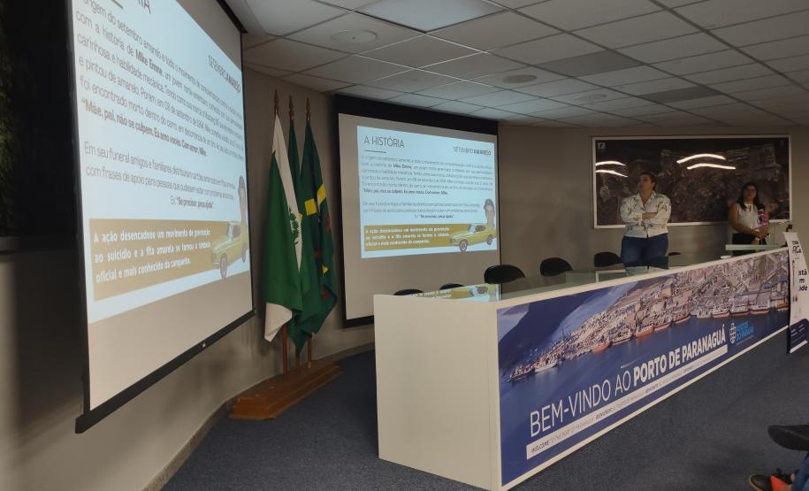 Café com Saúde inicia na Portos do Paraná com Setembro Amarelo como tema