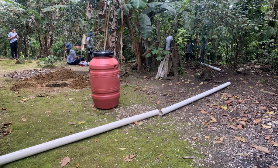 Projeto da Portos do Paraná leva saneamento básico a moradores de Eufrasina