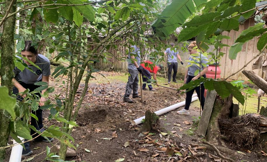 Projeto da Portos do Paraná leva saneamento básico a moradores de Eufrasina