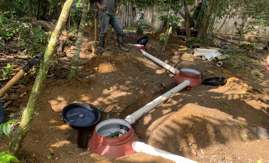 Projeto da Portos do Paraná leva saneamento básico a moradores de Eufrasina