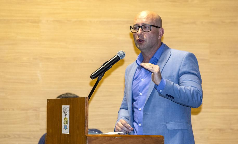 Mais de 200 alunos participaram de palestra realizada pela Portos do Paraná