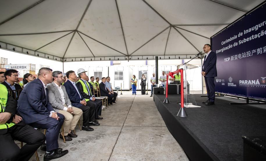 Portos do Paraná participa da inauguração da nova subestação de energia da TCP