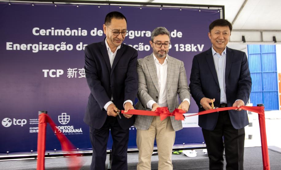 Portos do Paraná participa da inauguração da nova subestação de energia da TCP
