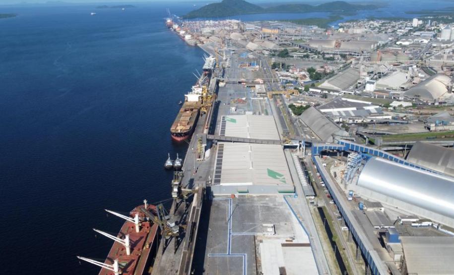 Painéis fotovoltaicos incrementam sustentabilidade no terminal da Klabin no porto