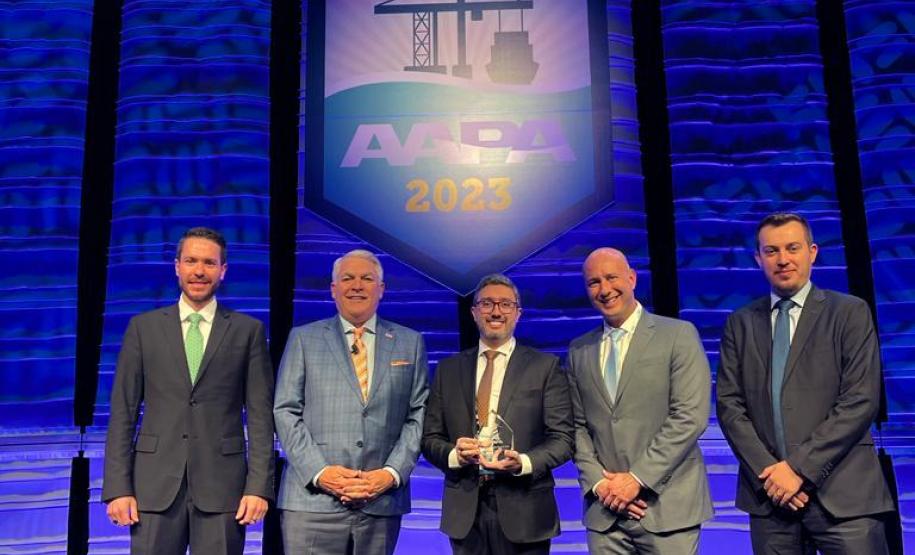 Portos do Paraná ganha prêmio nos EUA por relacionamento com a comunidade