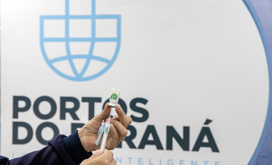 Campanha de vacinação atinge 400 doses aplicadas no Porto de Paranaguá