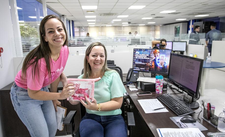 Ação marca encerramento da campanha Outubro Rosa na Portos do Paraná