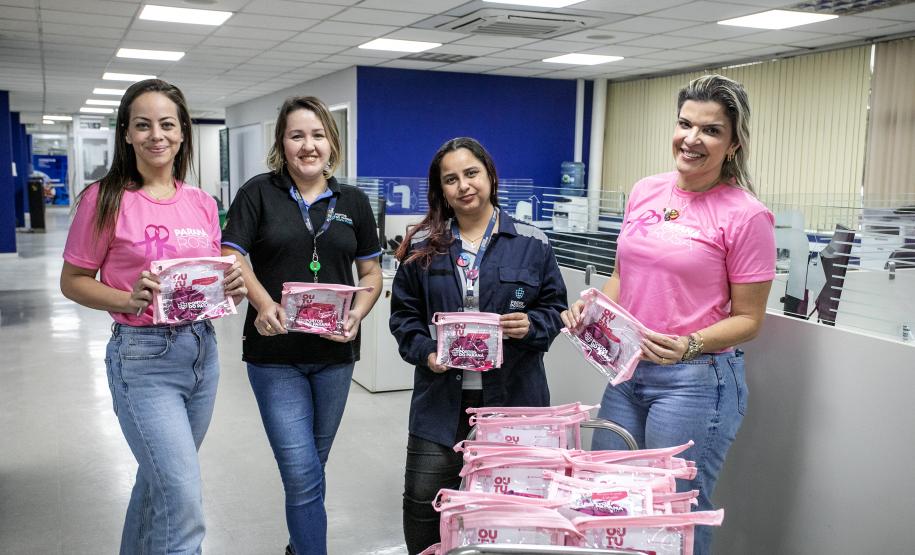 Ação marca encerramento da campanha Outubro Rosa na Portos do Paraná