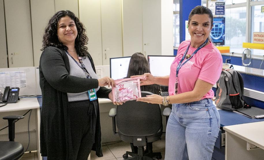 Ação marca encerramento da campanha Outubro Rosa na Portos do Paraná