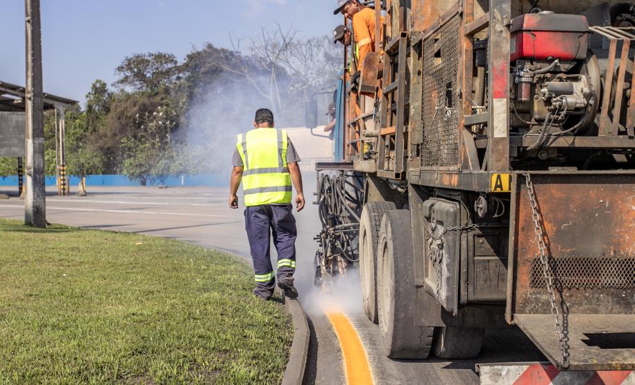 Vias próximas ao Porto de Paranaguá ganham nova sinalização