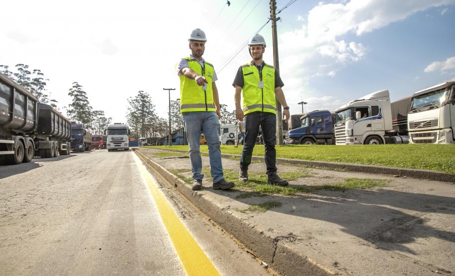 Vias próximas ao Porto de Paranaguá ganham nova sinalização