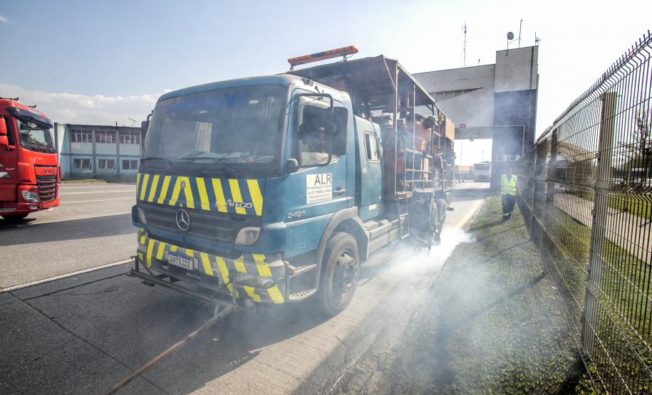 Vias próximas ao Porto de Paranaguá ganham nova sinalização