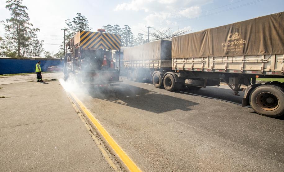 Vias próximas ao Porto de Paranaguá ganham nova sinalização