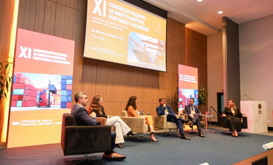 PORTOS DO PARANÁ PARTICIPA DO XI CONGRESSO NACIONAL DE DIREITO MARÍTIMO, PORTUÁRIO E ADUANEIRO