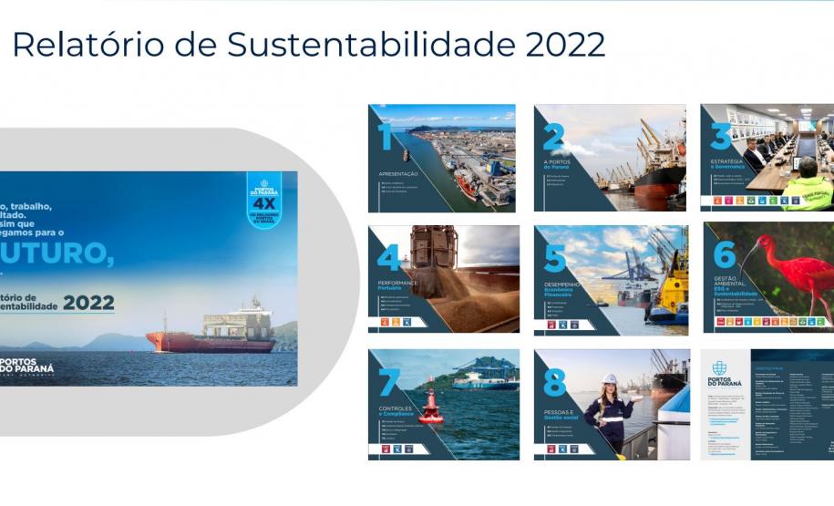 Portos do Paraná lança nova edição do seu relatório de sustentabilidade