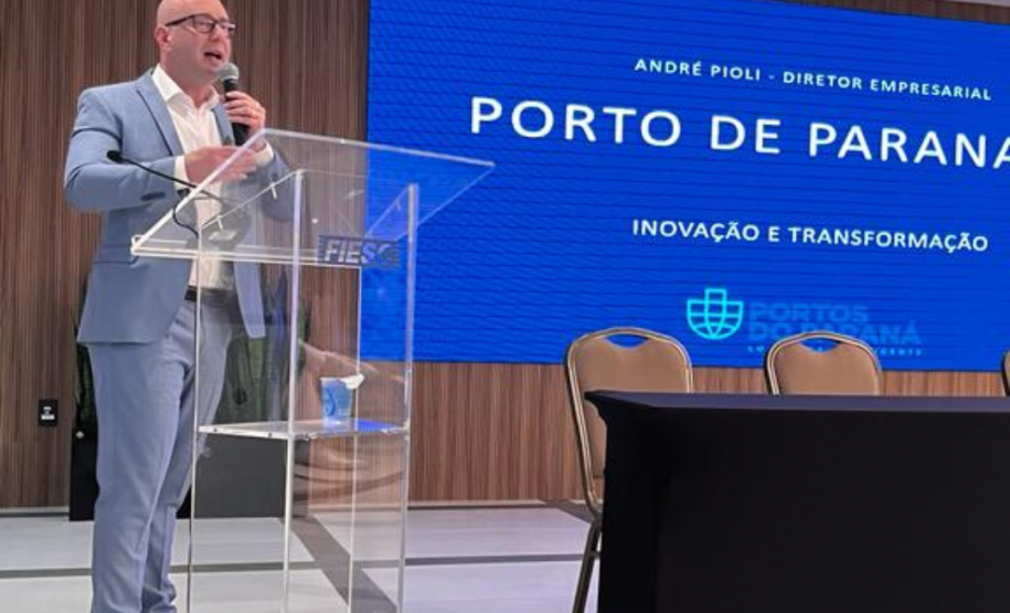 Porto de Paranaguá é destaque em palestra no Fórum Sul Brasileiro de Inovação