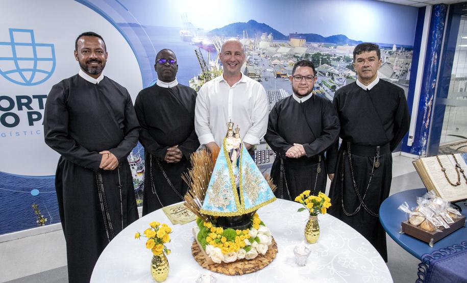 Imagem da Nossa Senhora do Rocio visita a Portos do Paraná