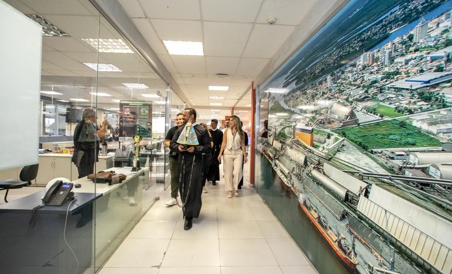 Imagem da Nossa Senhora do Rocio visita a Portos do Paraná