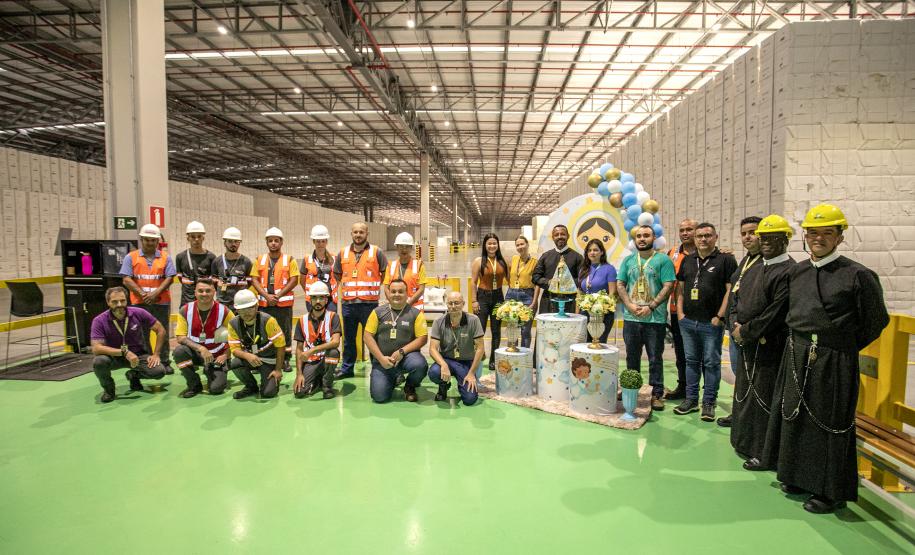 Imagem da Nossa Senhora do Rocio visita a Portos do Paraná