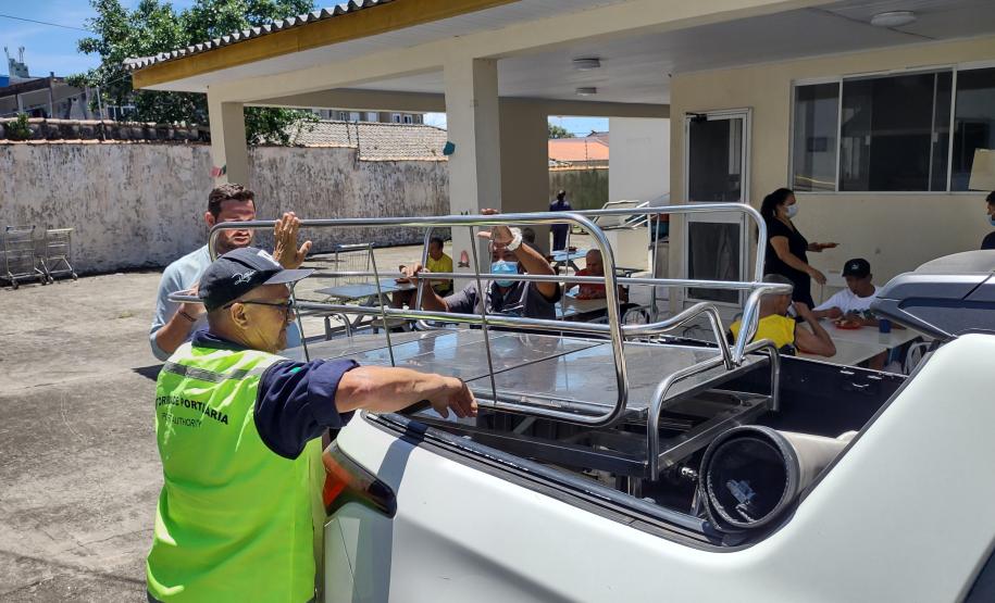 Portos do Paraná doa equipamentos para o Lar de Idosos Perseverança
