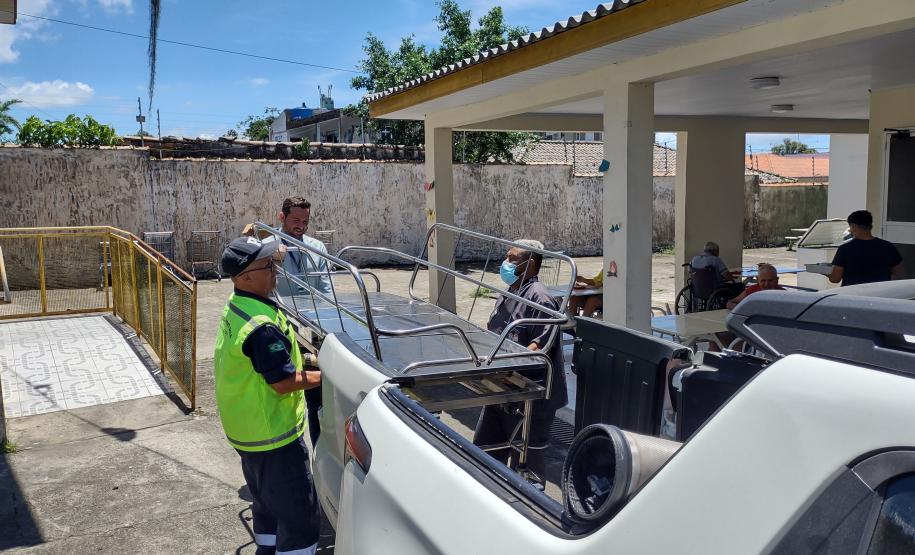 Portos do Paraná doa equipamentos para o Lar de Idosos Perseverança