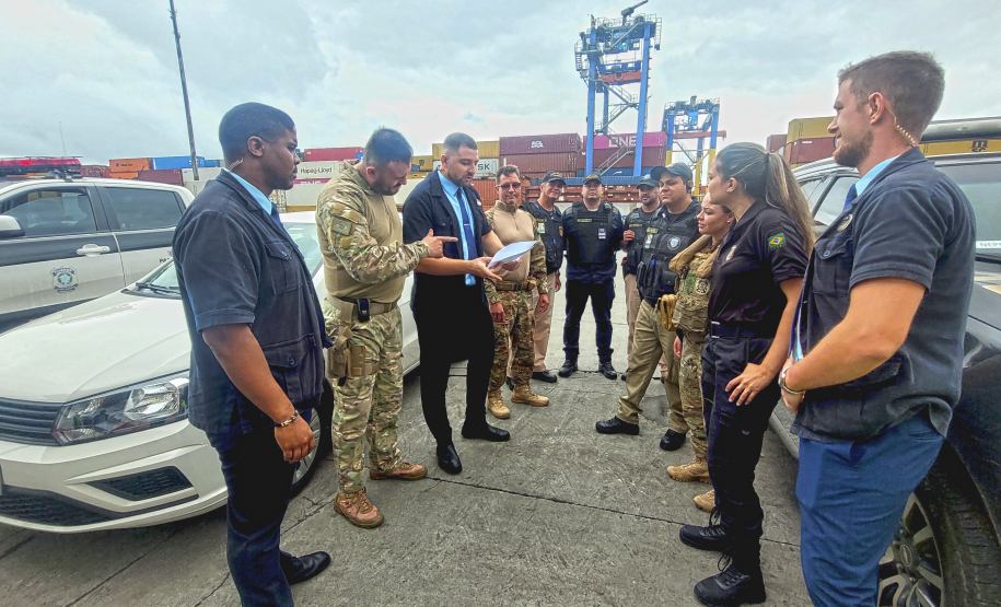 Simulado de segurança em navio de cruzeiro é realizado no Porto de Paranaguá