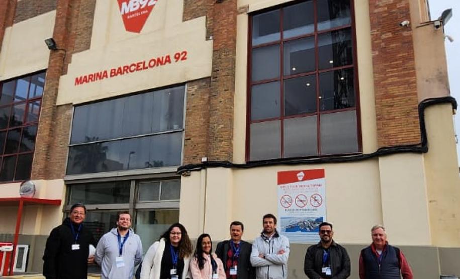 Comitiva da Portos do Paraná participa de intercâmbio em Barcelona