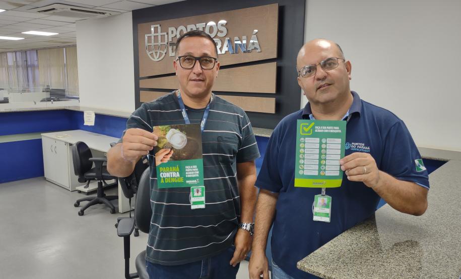 Portos do Paraná reforça cuidados contra a dengue no verão