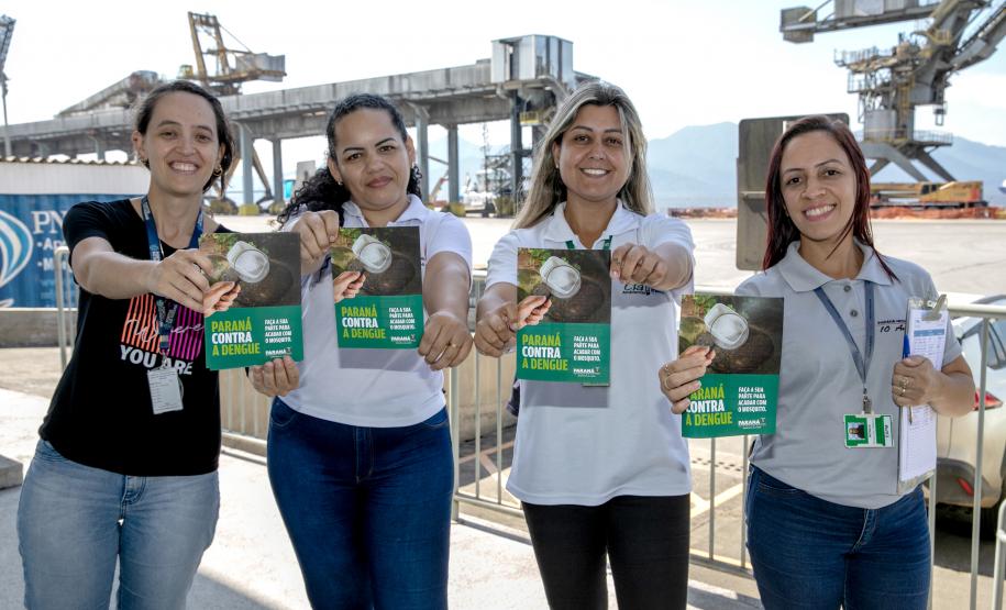 Portos do Paraná reforça cuidados contra a dengue no verão