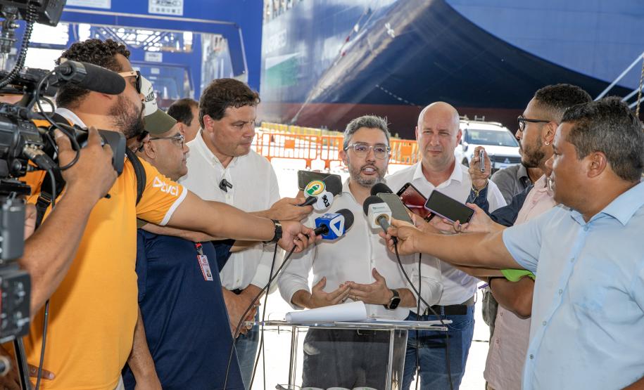 Portos do Paraná ultrapassa 65 milhões de toneladas movimentadas em 2023