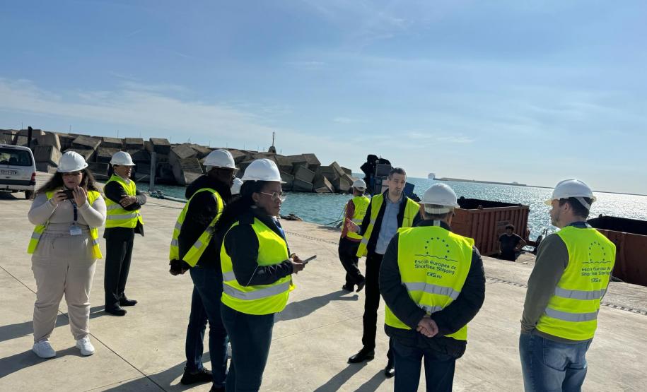 Comitiva da Portos do Paraná participa de intercâmbio em Barcelona