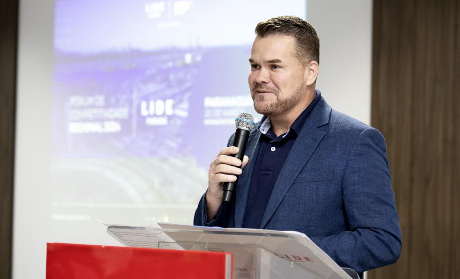 Portos do Paraná apresenta ações em evento do LIDE Paraná 2024