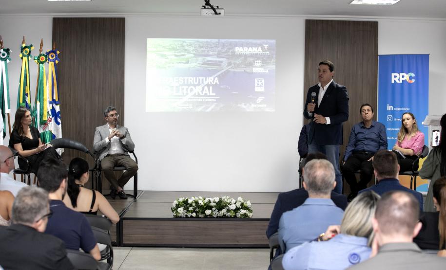 Portos do Paraná apresenta ações em evento do LIDE Paraná 2024