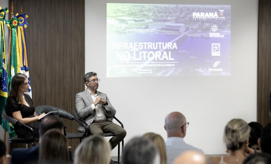 Portos do Paraná apresenta ações em evento do LIDE Paraná 2024