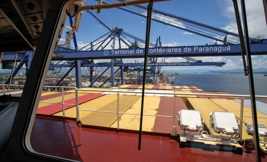 Portos paranaenses registram recorde de movimentação em fevereiro