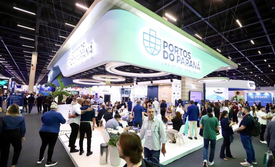 5.500 pessoas visitaram o stand da Portos do Paraná na Intermodal