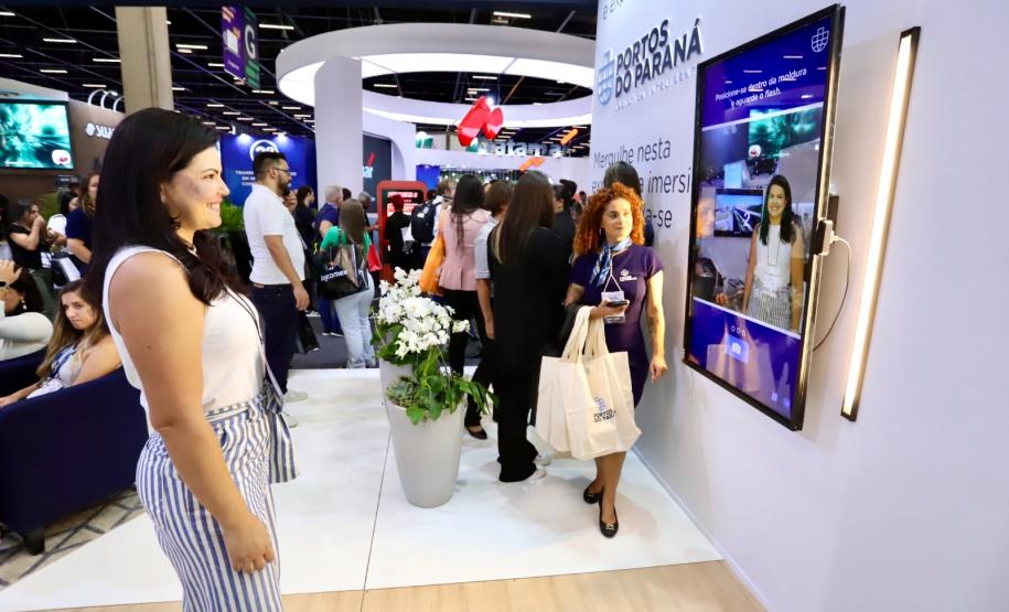 5.500 pessoas visitaram o stand da Portos do Paraná na Intermodal
