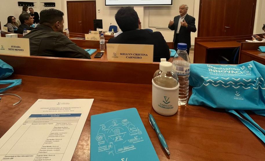 Portos do Paraná participa do Programa de Transição Energética e Descarbonização na Espanha