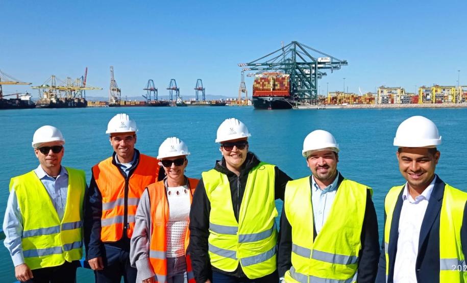Portos do Paraná participa do Programa de Transição Energética e Descarbonização na Espanha
