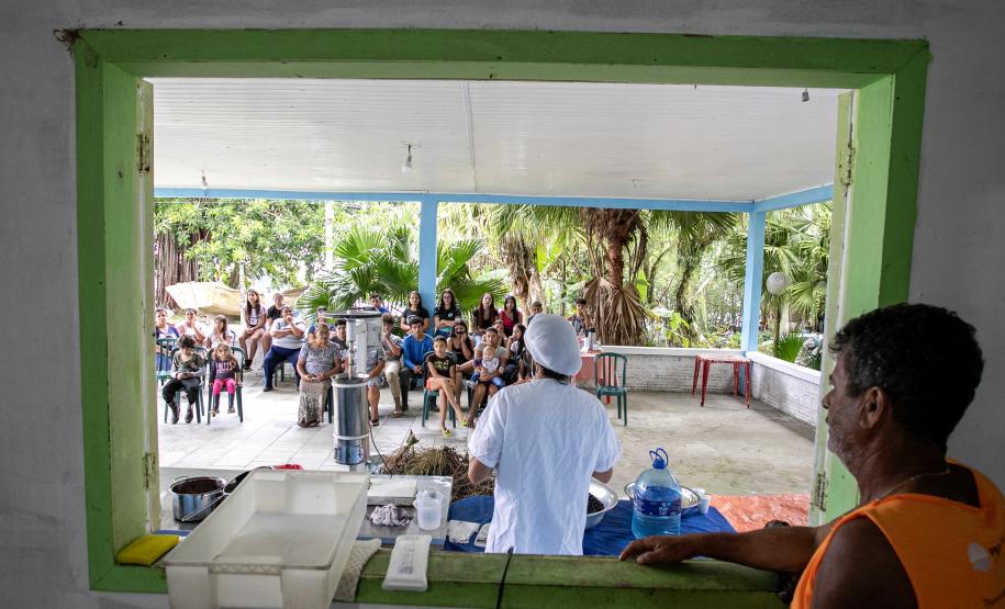 Portos do Paraná oferece oficina gratuita para coleta e despolpa de açaí juçara