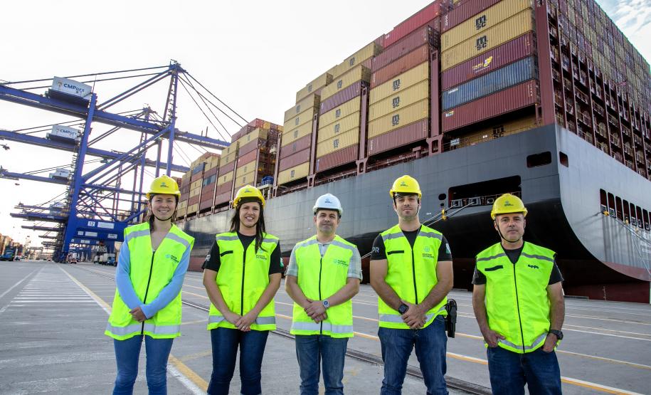 Delegacia de Proteção ao Meio Ambiente visita o Porto de Paranaguá