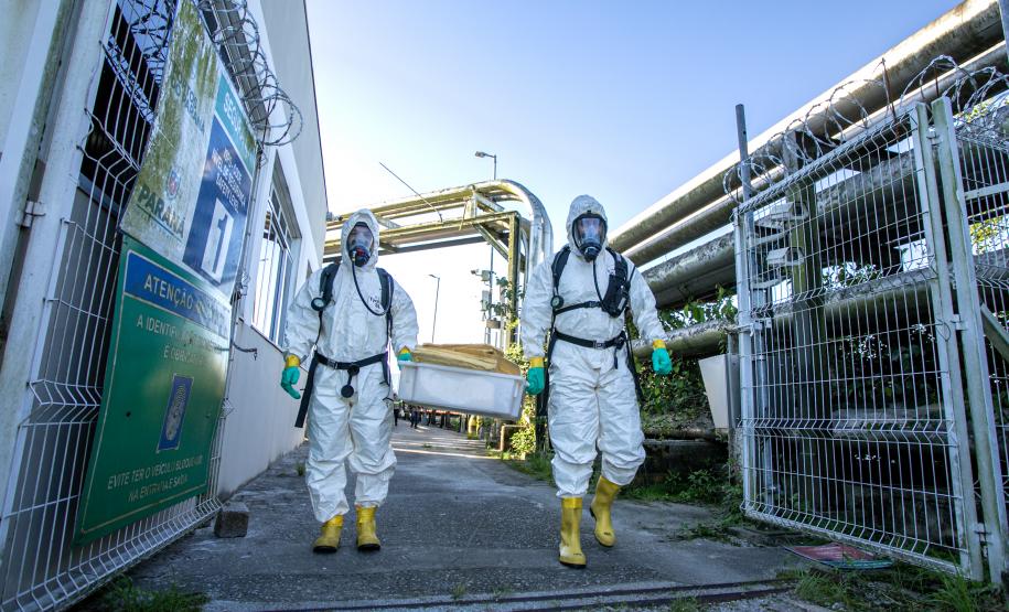 Simulado de atendimento a emergência química é realizado no Porto de Paranaguá